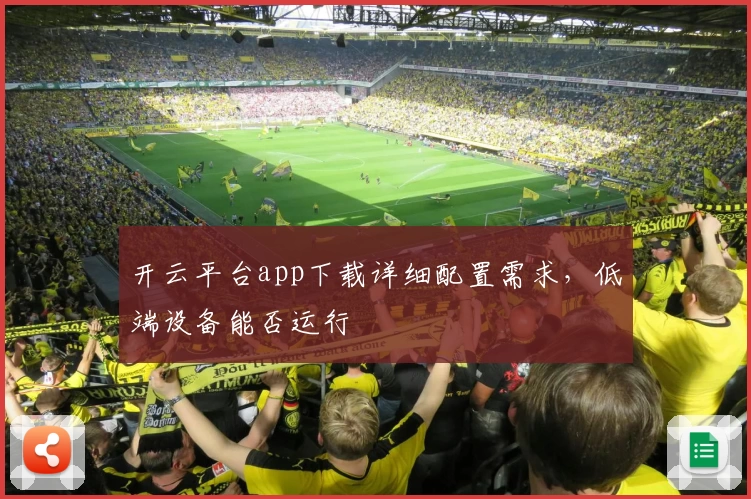 开云平台app下载详细配置需求，低端设备能否运行